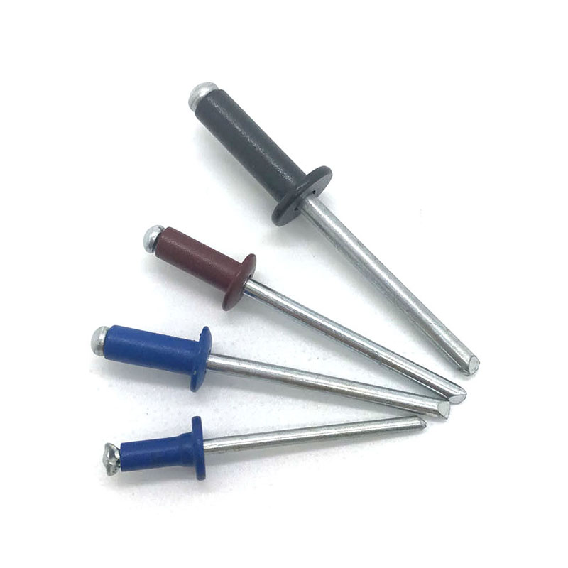 रंग सिर चित्रित एल्यूमीनियम अंधा rivets