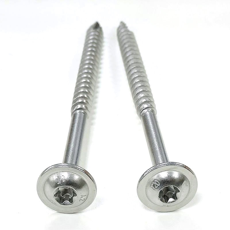 Torx flanged गोल सिर अलंकार लकड़ी पेंच